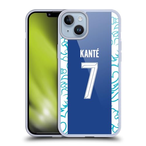 Funda gel suave Chelsea FC N'Golo Kanté iPhone 14 Plus carcasa flexible