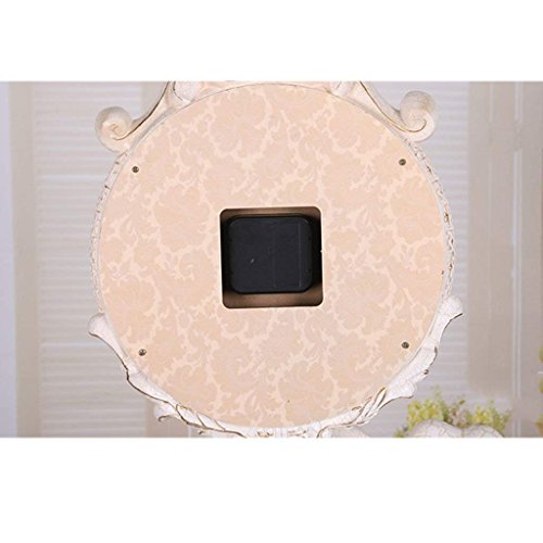 Reloj de mesa de caballo retro con péndulo de cuarzo silencioso para salón 7