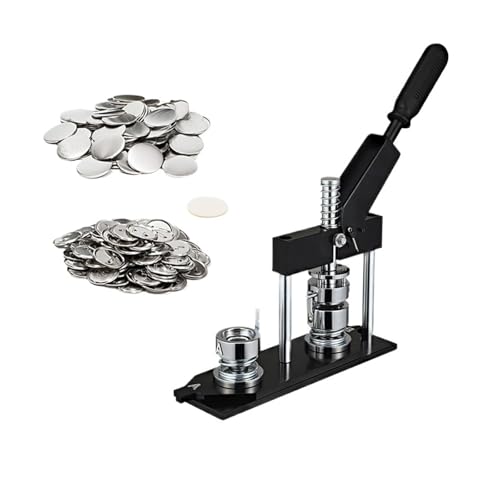 Machine à badges en aluminium avec kits de poinçonnage 25 à 75mm