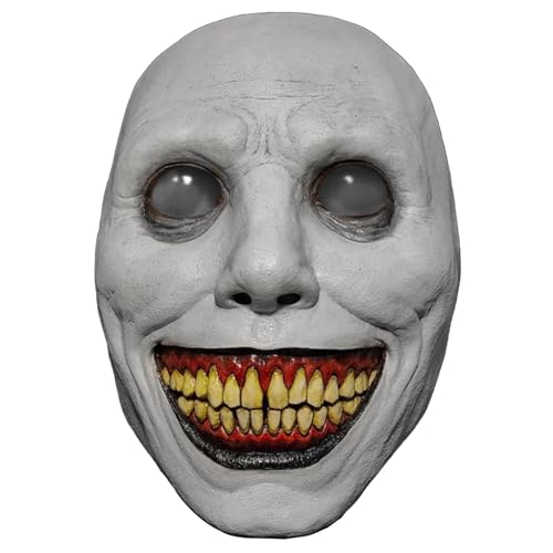 Scary Halloween Mask - Realistic Natural Latex Creepy Horror Mask with Eye for Adult Halloween Cosplay Costumes