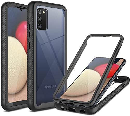 Full Body Phone Case for Samsung Galaxy A02s | Built-in Anti-Scratch Screen Protector Anti-Yellow| Heavy Duty Armor Shockproof Soft TPU Bumper Drop Protection Full Body Phone Case for Samsung Galaxy A02s | Built-in Anti-Scratch Screen Protector Anti-Yellow| Heavy Duty Armor Shockproof Soft TPU Bumper Drop Protection