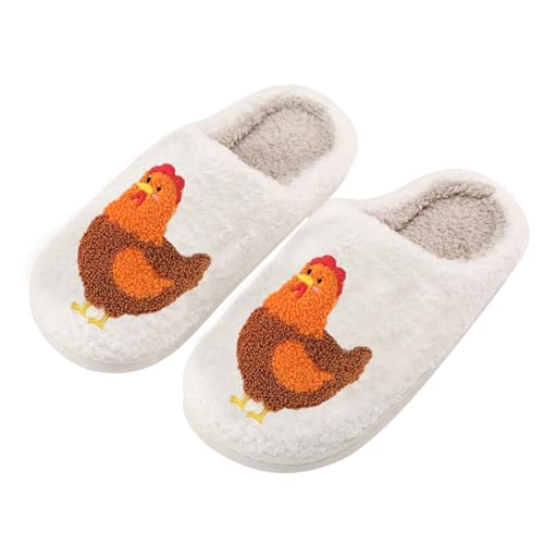 Image of Women's Men's Cute Frog Slippers Fuzzy Memory Foam Kawaii Cartoon Animal Slippers Winter Warm Fluffy Shoes