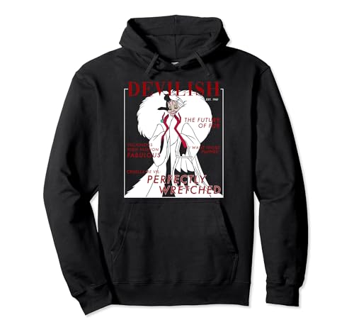 Cruella Disney Villains hoodie le cadeau d'Halloween original pour les fans de mode