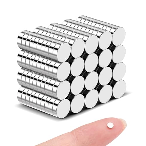 Image of 200Pcs Small Magnets,3x1mm Tiny Rare Earth Magnets Round Refrigerator Magnets for Crafts