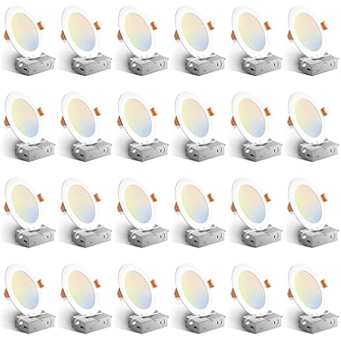Amico 24 Pack 6 Inch LED Recessed Ceiling Light Cover