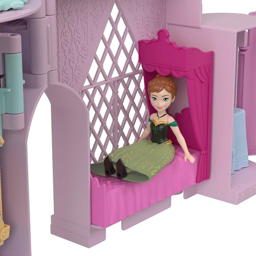 Image of Disney Frozen Toys, Storytime Stackers Anna's Arendelle Castle, Stackable Doll House with Small Doll, Olaf & 7 Pieces, Inspired by the Movies​​​