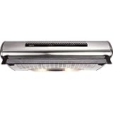 campana zanussi zhp615x 2 lámparas halógenas de 28W Zanussi - Campana convencional ZHT 620 X con 3 velocidades