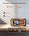 Laser Measuring Tool 262Ft, CIGMAN Pocket-Size Digital Laser Tape Measure, Mini Rechargeable Laser Measure with High Accuracy, 4 Units Ft/Ft+in/in/M, Backlit LCD, Length/Area/Volume/Pythagorean Mode