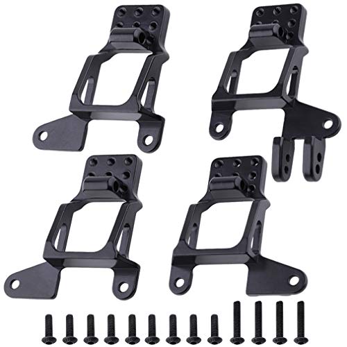 Hobbypark RC Aluminum Front & Rear Shock Towers Hoops Bracket Mounts Hop-ups for Traxxas TRX-4 , Replacement of 8216