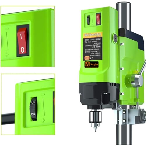 Image of VOLTZ NEMBD-11 1050W Mini Electric Portable Press Wood Iron Wood, Drill Chuck Bench Drill Machine (3-16mm)
