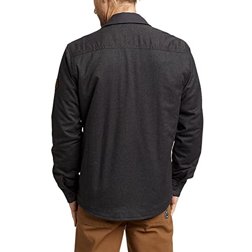 Eddie Bauer Men's Eddie's Favorite Faux Shearling-Lined Flannel Shirt Jacket2