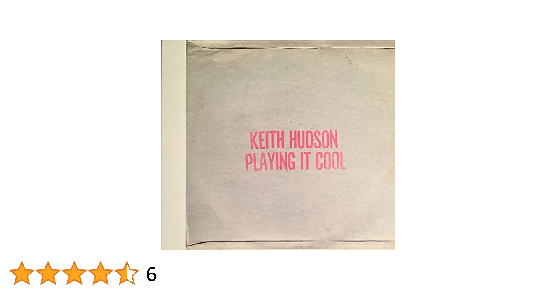 洋楽 Keith Hudson - Playing It Cool we10-