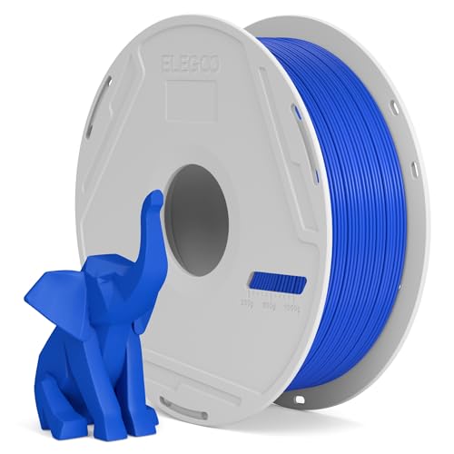 Image of ELEGOO PLA Basic Filament with Reusable Spool Cobalt Blue 1KG, 1.75mm PLA 3D Printing Filament 2.2lbs High Dimensional Accuracy, Easy Installation Detachable Spool Fits for Most 3D Printers