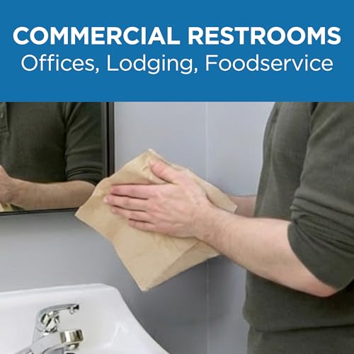Image of Pacific Blue Basic by Georgia-Pacific PRO Recycled Multifold 1-Ply Paper Towels, Brown, 9.4 inch x 9.2 inch (LxW), 250 Towels Per Pack, 16 Packs Per Case, 23304