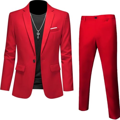 Men Handsome Groom Wedding Party Set Suits3
