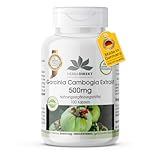 Garcinia Cambogia Extrakt 500mg - 100 Kapseln Tamarinde - standardisiert auf 60% HCA - Hochdosiert - Vegan | HERBADIREKT by Warnke Vitalstoffe - Deutsche Apothekenqualität