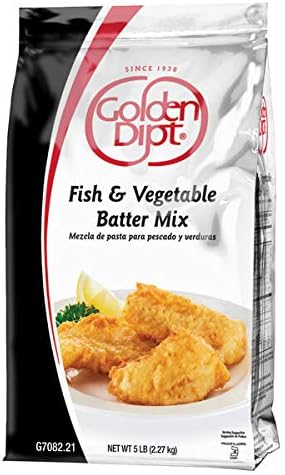 Golden Dipt Fish & Vegetable Batter Mix, 5 Lb.