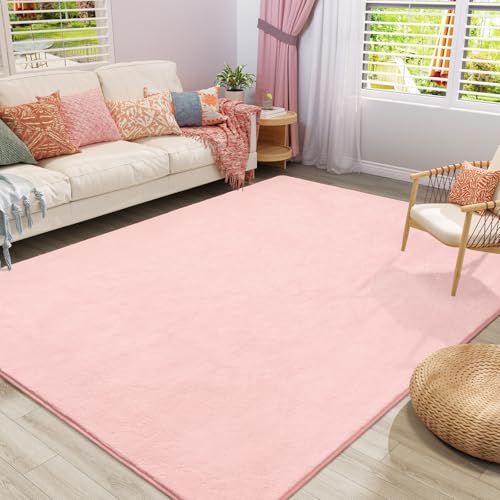Amearea 4x6 Pink Memory Foam Rug