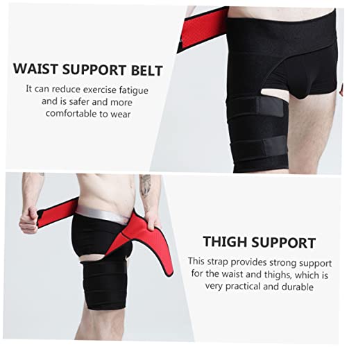 Cinturón de soporte lumbar y muslo para fitness miniatura 5