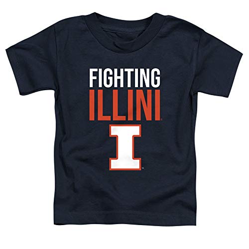 University of Illinois Official Stacked Unisex Toddler T Shirt
