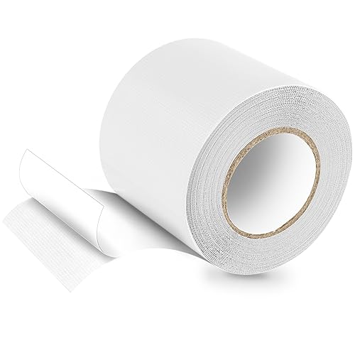 PVC Planenband, Reparaturklebeband für Gewebeplanen, Planenflicken, 5M*8CM, für LKW abdeckplane, Markise, Zelt, Weiß