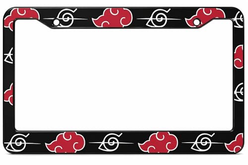Anime License Plate Frame Japanese License Plate Frame One Piece License Plate Frame&JDM License Plate Frame License Plate Frames Unique Cute-Dragon Balls Cool Stylish 6x12 License Plate