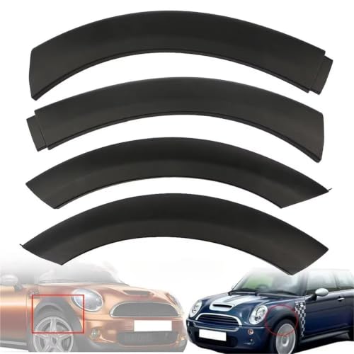 Guardabarros protector para Mini Cooper S R50-R53 que evita salpicaduras en paso de rueda derecho 5