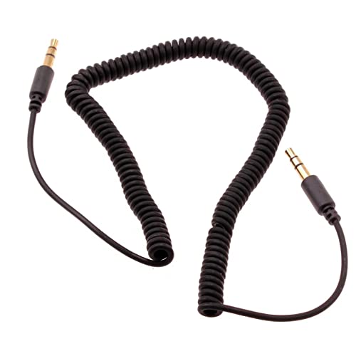 Cable Auxiliar Jack 3.5mm en Espiral para Auto miniatura 1