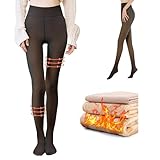 [Favoreal] 2025新 透け感タイツ レディース フェイクタイツ 裏起毛 着圧 ストッキング 伸縮性 美脚美尻 秋冬防寒タイツ 一体式 厚手ストキング風 発熱 吸汗 黒透け感(10℃~25℃に適用)