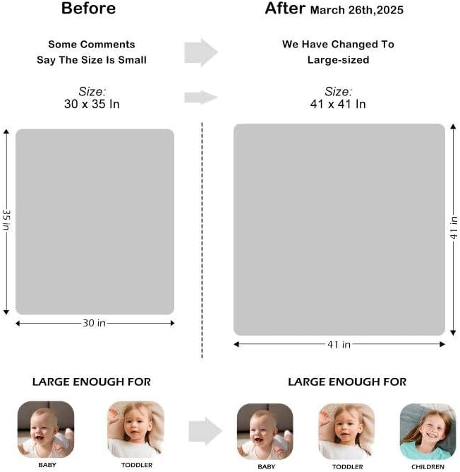 Ultra Soft Cozy 100% Cotton 6-Layer Muslin Baby Blanket 41"x41" Breathable Lightweight Checkered Swaddle Blankets for Baby Boys Essentials Birthday Gifts All Seasons Both Sides (Blue) - Image 4