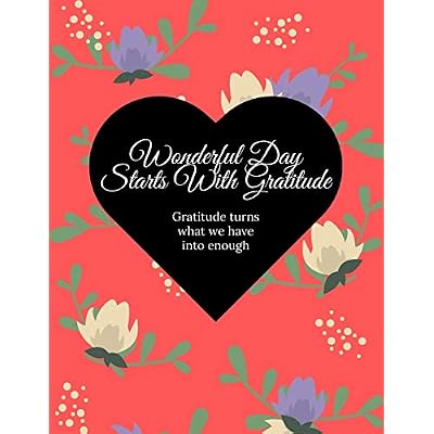 Wonderful Day Starts With Gratitude / Gratitude Journal For Kids