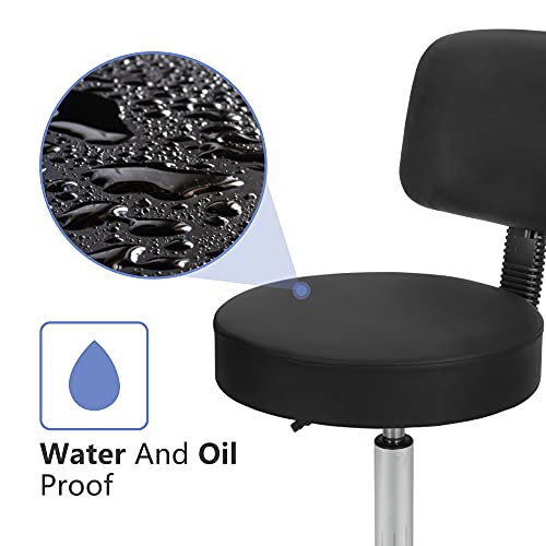 image for Nova Microdermabrasion Rolling Stool Swivel Salon Stool Chair Adjustab