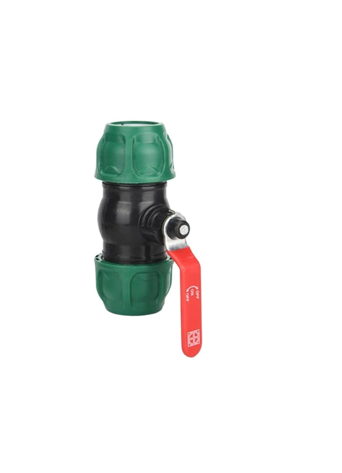 2 raccordi per tubi in PVC PE da 20/25/32 mm, connettori rapidi rinforzati, sistema di irrigazione agricola, valvola per tubi dell'acqua (marrone chiaro, 20 mm)