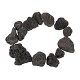 DIYEAH Piedras Volcánicas Naturales Negras 2-4 Cm 150 G Grava para Plantas y Paisajismo Roca Porosa para Macetas y Jarrones Decoración Interior y Exterior Jardinería y Acuarios