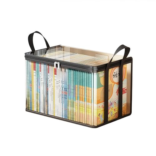 runsion Borsa trasparente con manico, organizer con cerniera per...