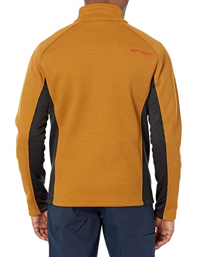 Image of Spyder Men's Standard Outbound Half Zip Mid-Weight Mock Neck Sweater