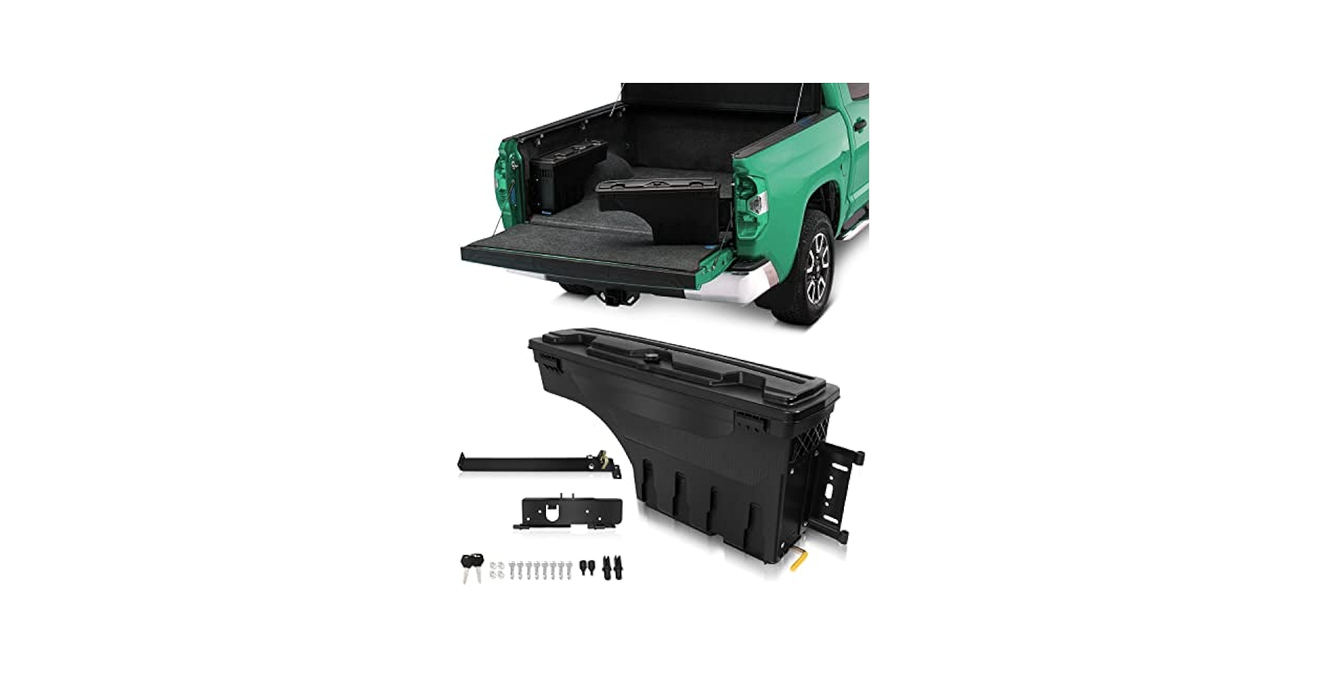 Amazon.com: SCITOO Truck Bed Tool Box 180° Rotating Storage