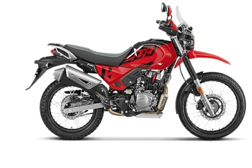 Image of Hero MotoCorp Xpulse 200 4V (ABS Disc) Bike Techno Blue Matt Black Booking for Ex-Showroom Price (Black-Sports Red)