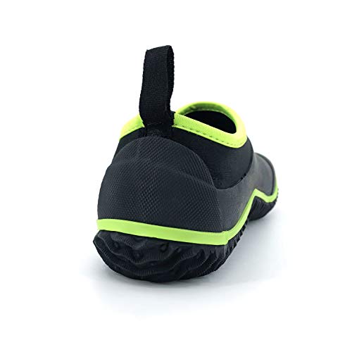 Image of SYLPHID Men's Garden Shoes Women's Rain Shoe Waterproof Neoprene Camp Booties for Camping, Lawn Care, Gardening and Yard Work