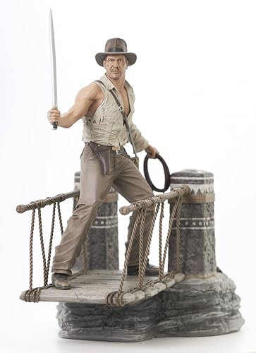Diamond Select Toys Indiana Jones and The Temple of Doom: Rope Bridge Deluxe Gallery Statue
