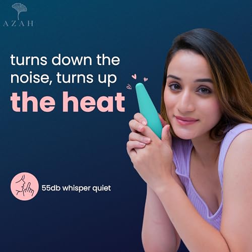 Image of AZAH Massager Machine for Pain Relief | Electric Massager for Relaxation | 10 Vibration Speeds | USB Rechargeable Handheld Massage | Waterproof, Medical Grade Silicone (3 months warranty)