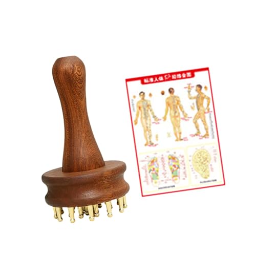 JAYIOLA Cepillo de Masaje de Madera Compacto Gua Sha para Peinar El Hogar