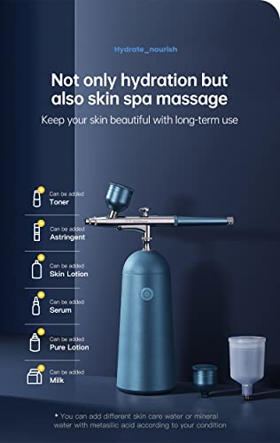 Gx Wireless Rechargeable Water Shine Skin Boost Portable Airbrush, Serum Toner Nano Mist Sprayer Facial Mister Device, Ladys Gifts Skin Care Tool #TOP1