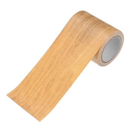 Image of M METERXITY 1-Roll Wood Grain Repair Tape, 2.24in x 15ft Textured Realistic Self-Adhesive Wood Floor Tape Contact Paper for Furniture /Floors /Home [Wheat Maple]