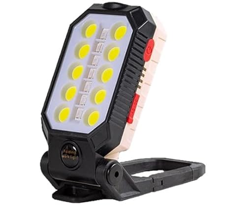 トライメイト LEDワークライト 充電式 カラビナフック・マグネット付き TRM-WL004