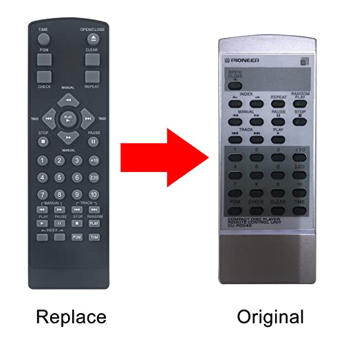 VINABTY CU-PD043 Remote Control Compatible with Pioneer CD Player PWW1056 PD8070 P6050 PD2000 PD-10 PD-7300 PD-7303 PD-7300S PD7300 PD7303 PD7300S PD-HS7 PD9700 PD3000 PD-202 - Image 2