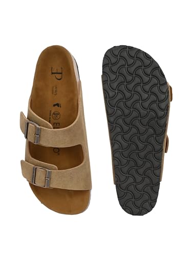 Image of EL PASO Leather Fashion Sandals Casual Platform Heels Wedges Cork Sole Sandal for Women & Girls