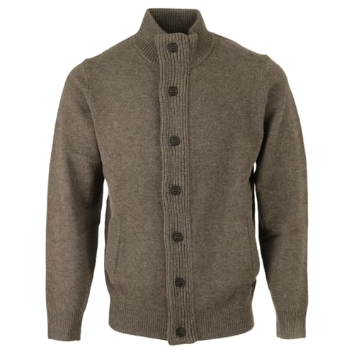 Barbour Essential Patch Through Knitted Jumper, Herrenjacke, Dark Stone, XL