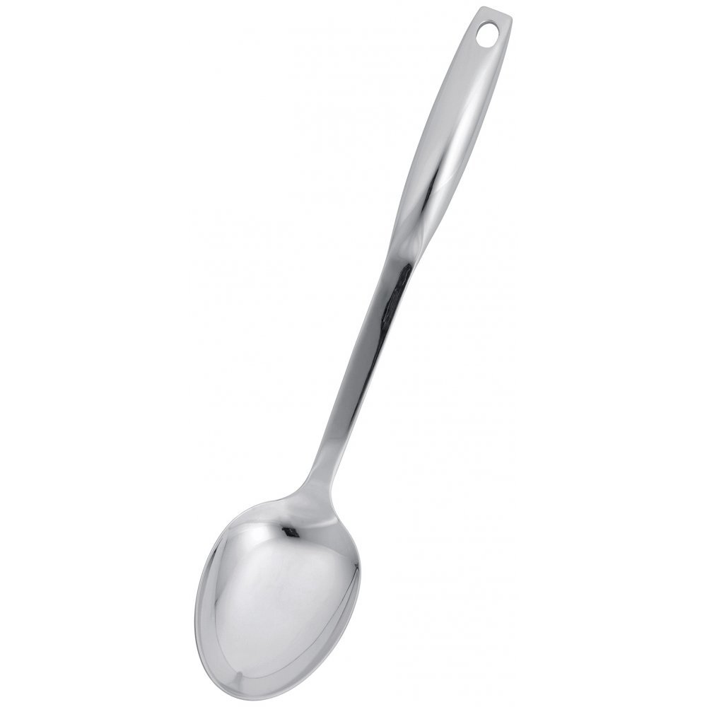 Stellar Silver Premium Kitchen Tools, Solid Spoon, Stainless Steel