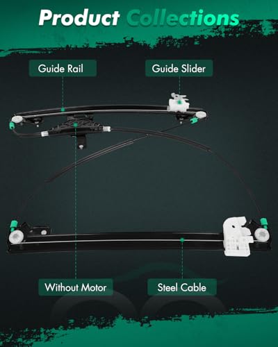Image of SCITOO Power Window Regulator with and o Motor fit for 2013 2014 2015 2016 2017 2018 2019 2020 2021 for Nissan Pathfinder Front Right Side 752-980